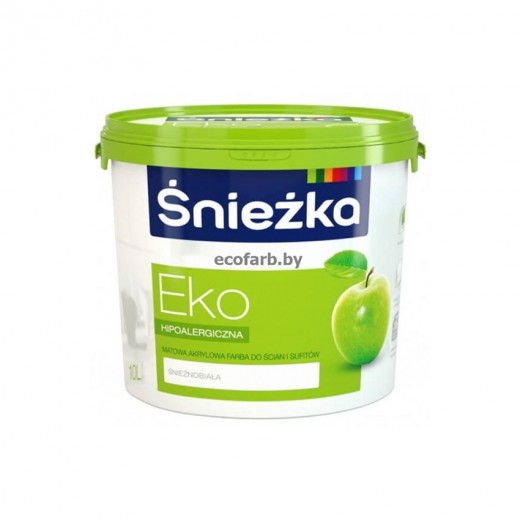 EKO-SNIEZKA , 5 L, vopsea emulsie bz.acril